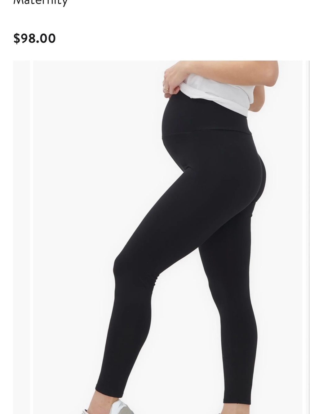 Hatch The Utimate Black Maternity Over The Bump Leggings